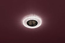 Светильник DK LD1 PK декор со светодиод. подсветкой GU5.3 220В 50Вт роз. | Код. Б0018776 | ЭРА